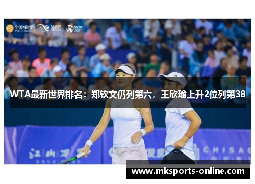 WTA最新世界排名：郑钦文仍列第六，王欣瑜上升2位列第38